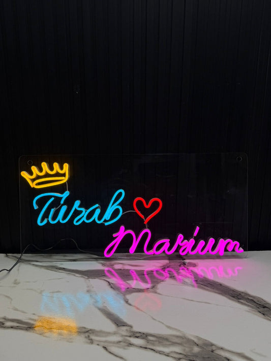 Customize Neon Name Light