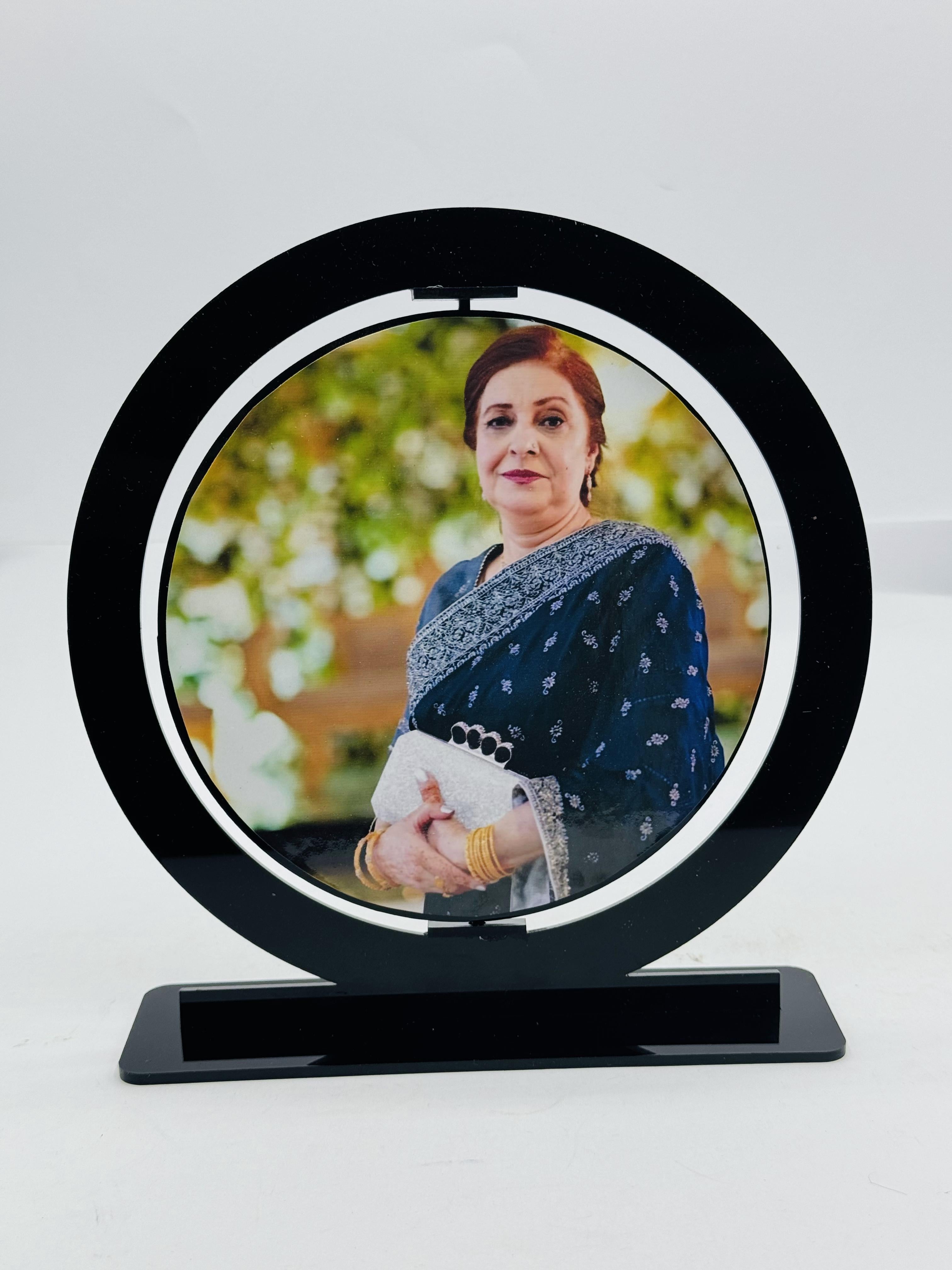 Customize Rotating Circle Frame