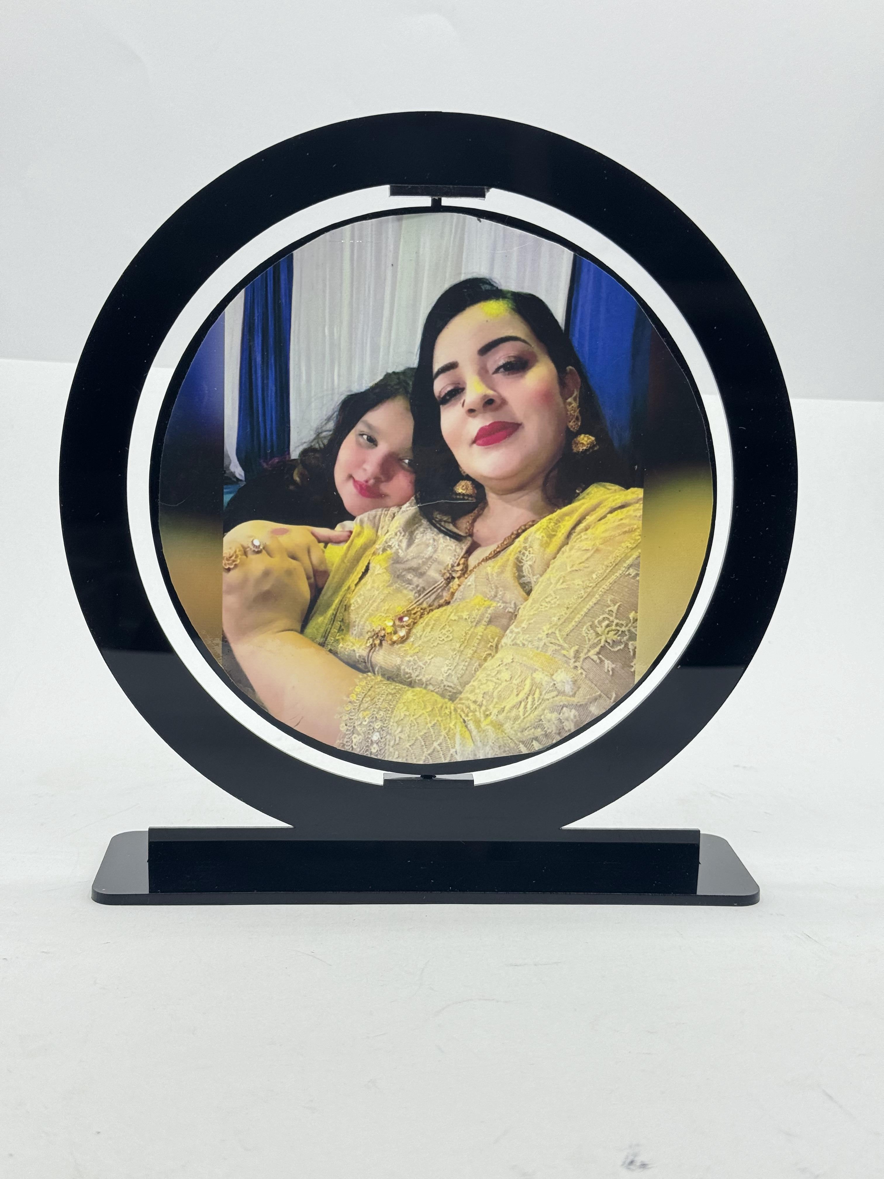 Customize Rotating Circle Frame