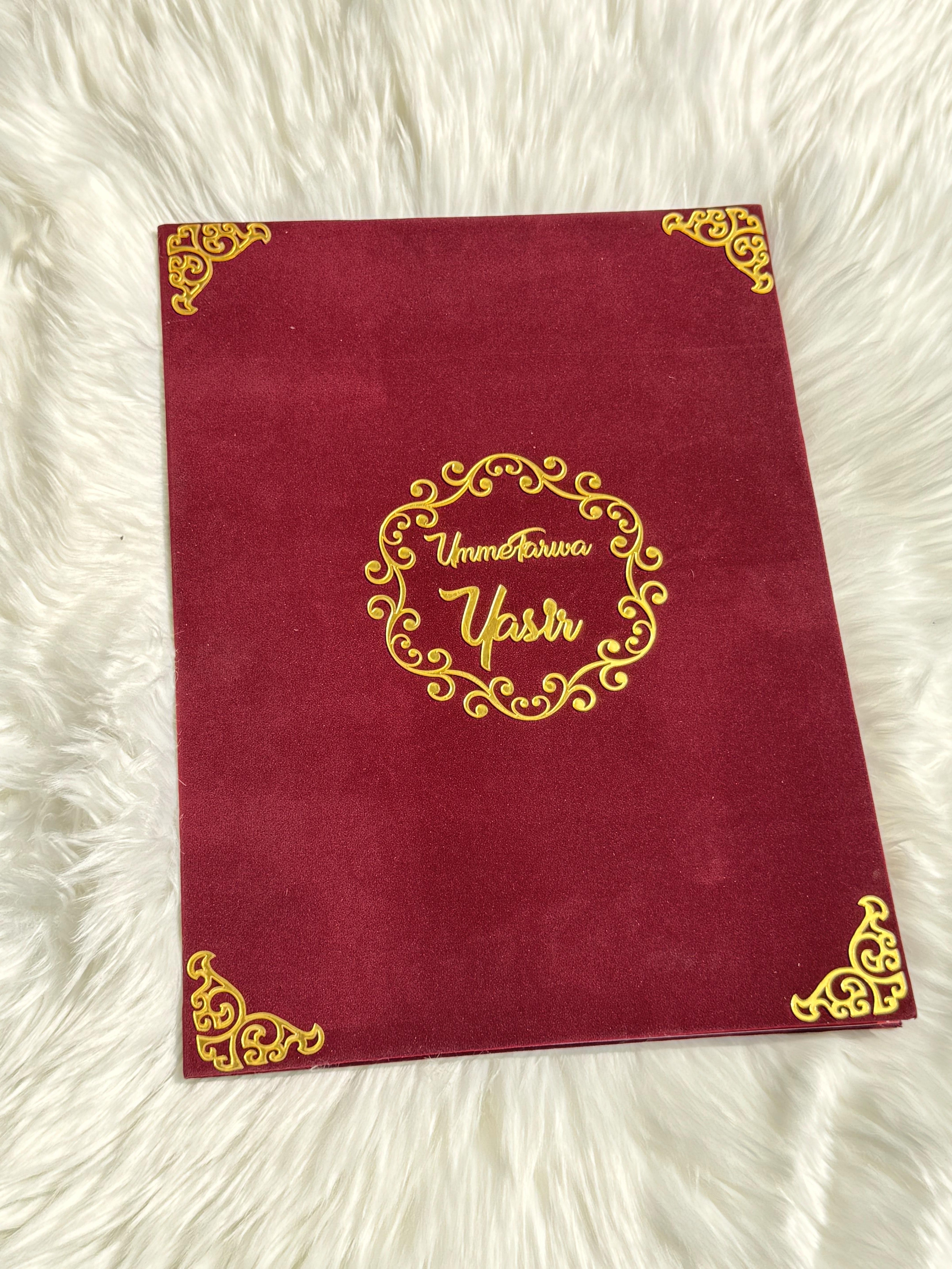 Nikkah File With name