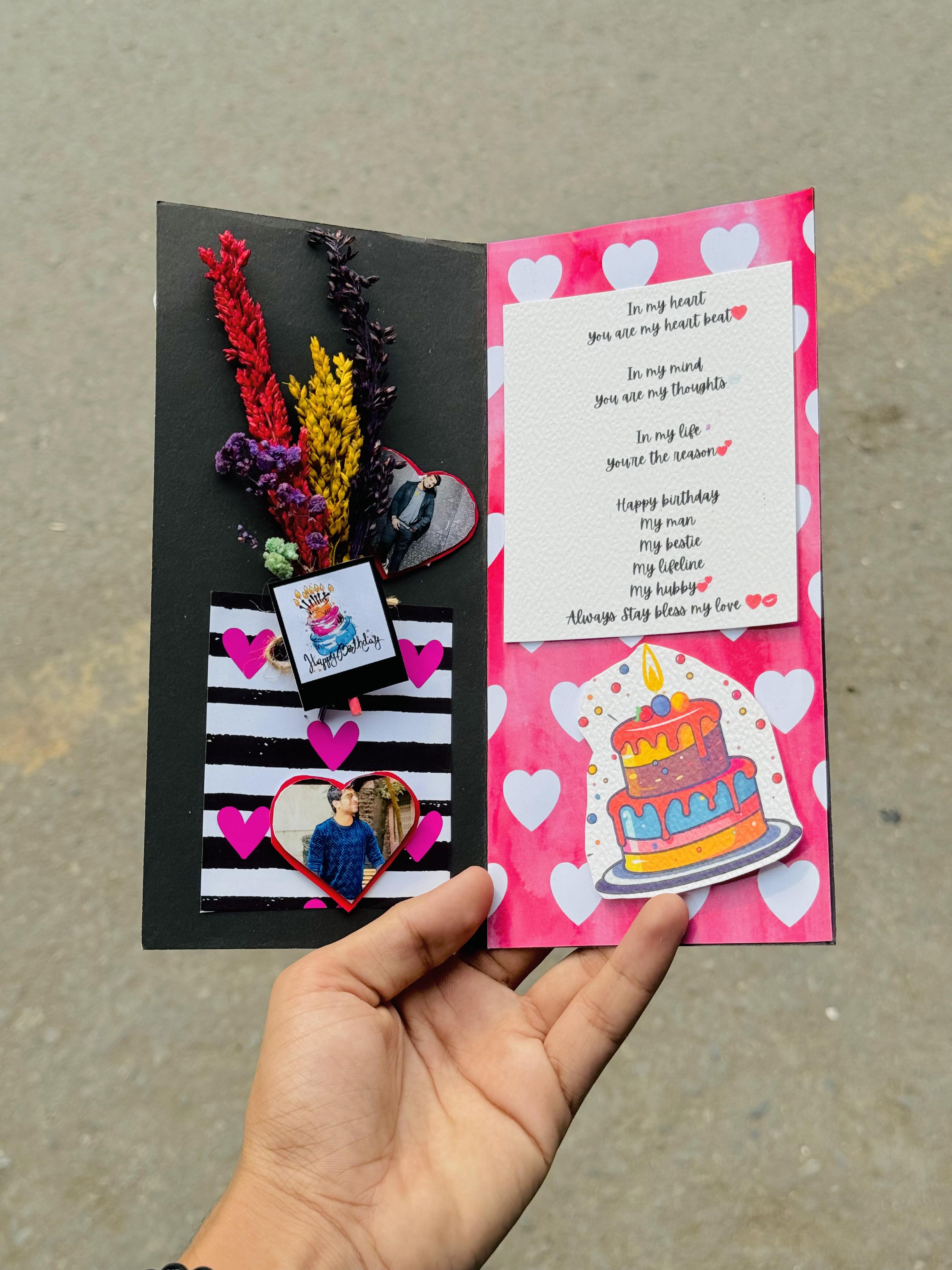 Customize Folded Card With Picture