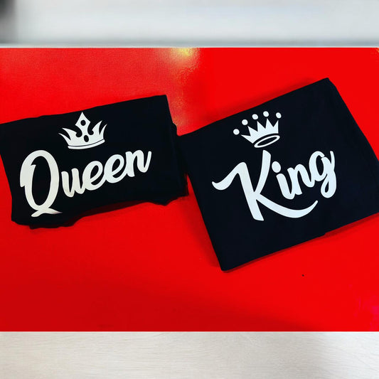 KING QUEEN T-shirt For Unisex