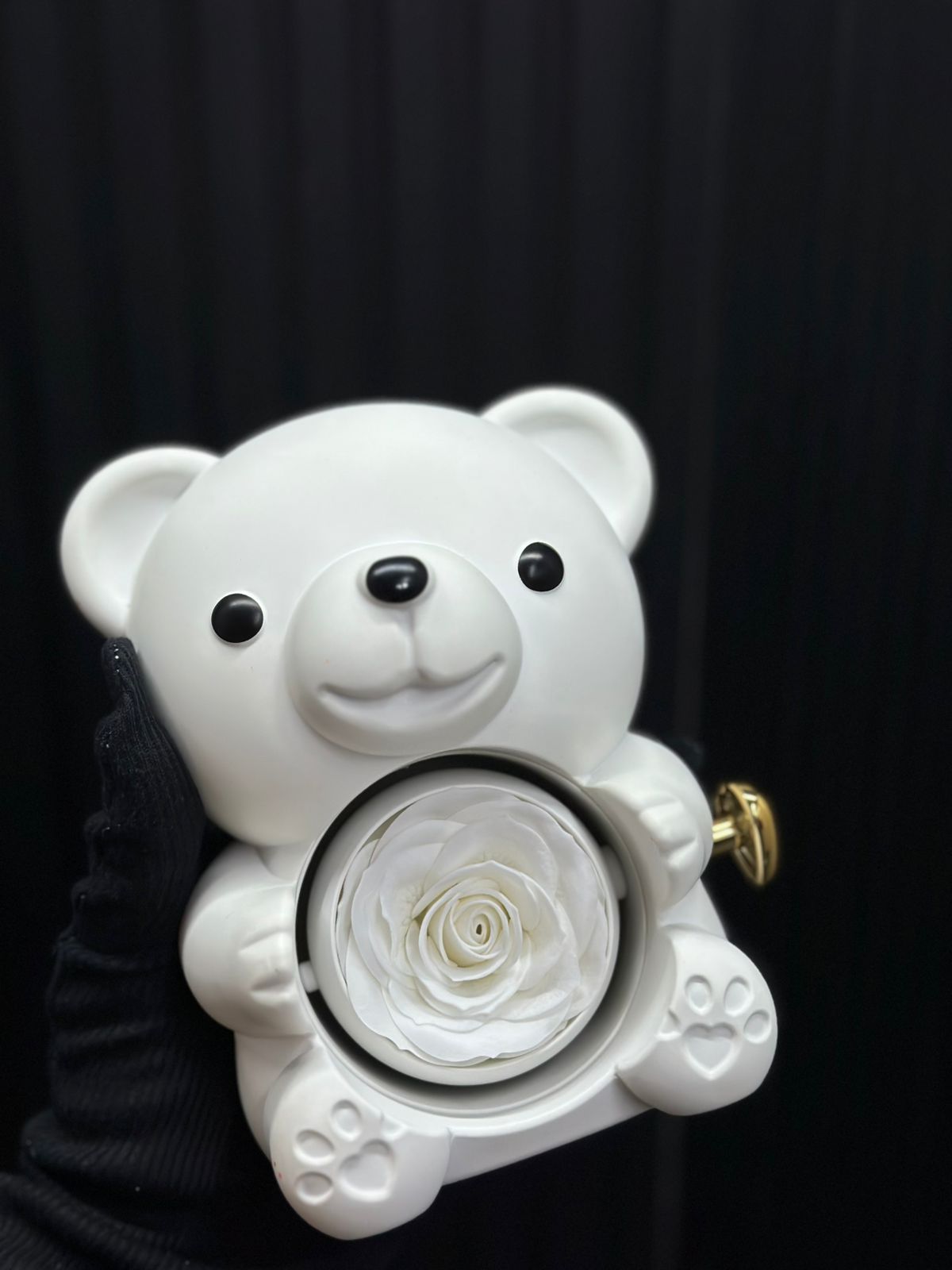 Ring Flower Teddy Box