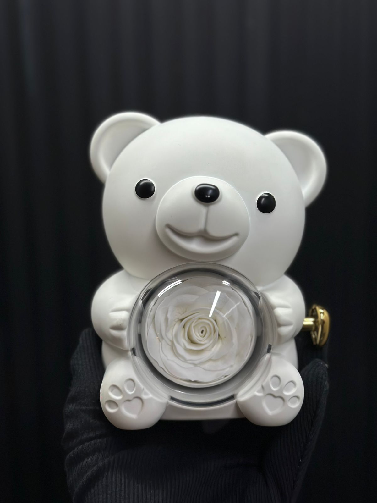 Ring Flower Teddy Box