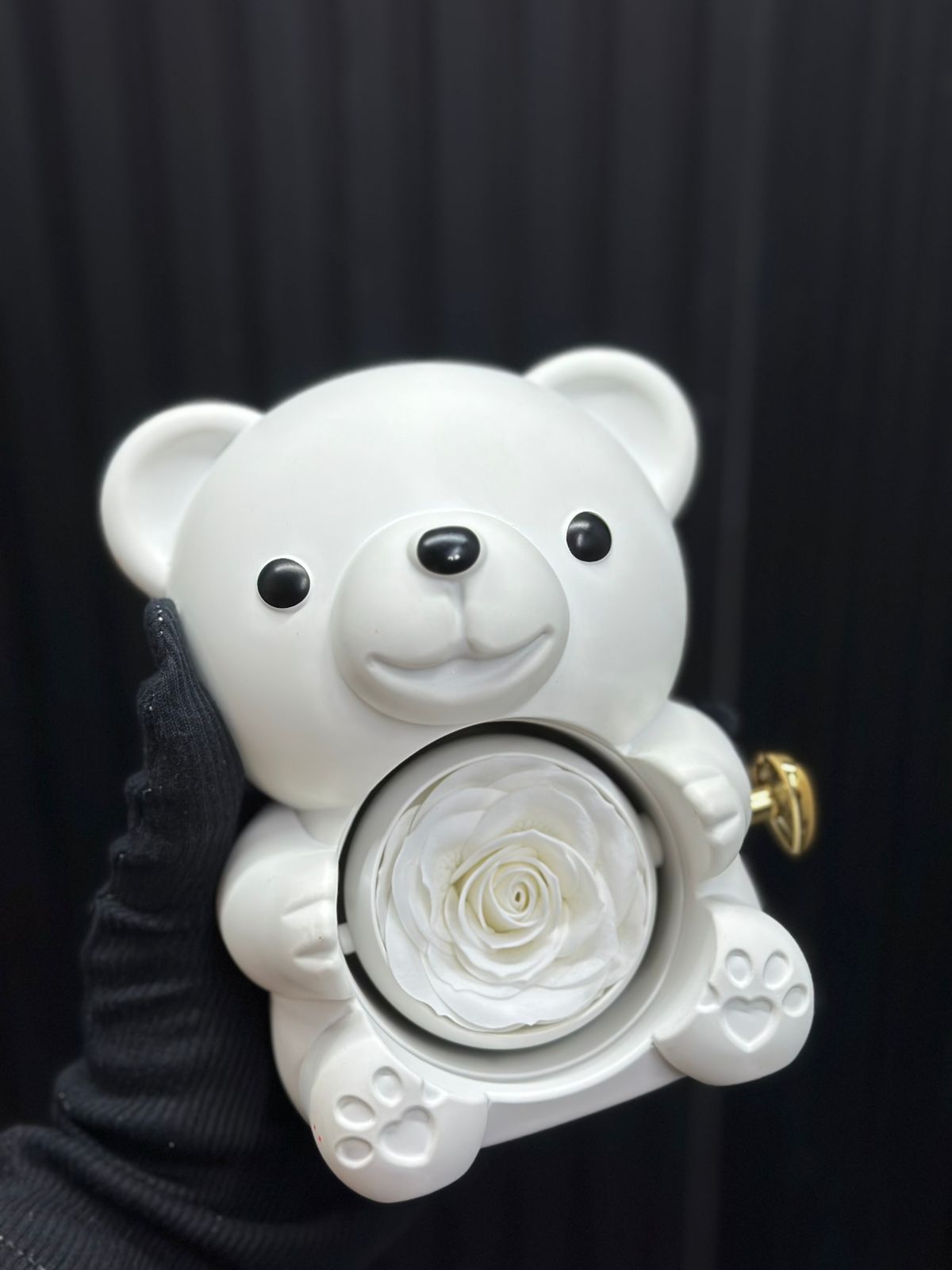 Ring Flower Teddy Box
