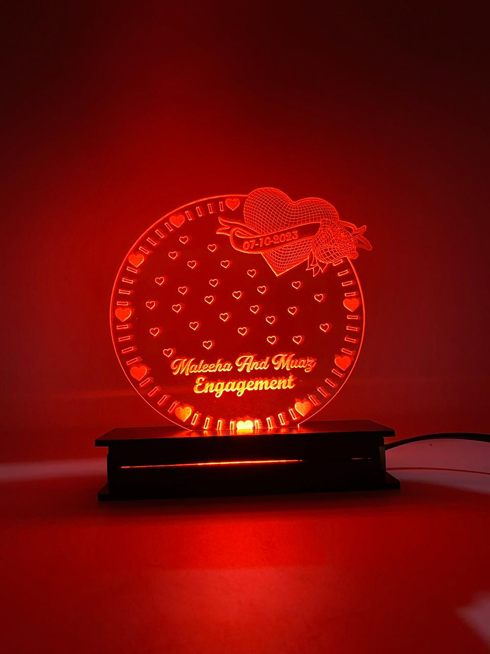 LED  Name Lamp