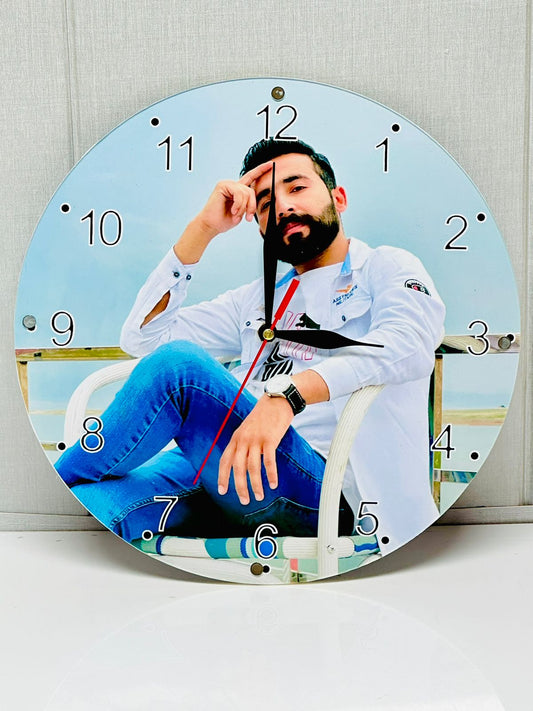 Acrylic Clock With Picture