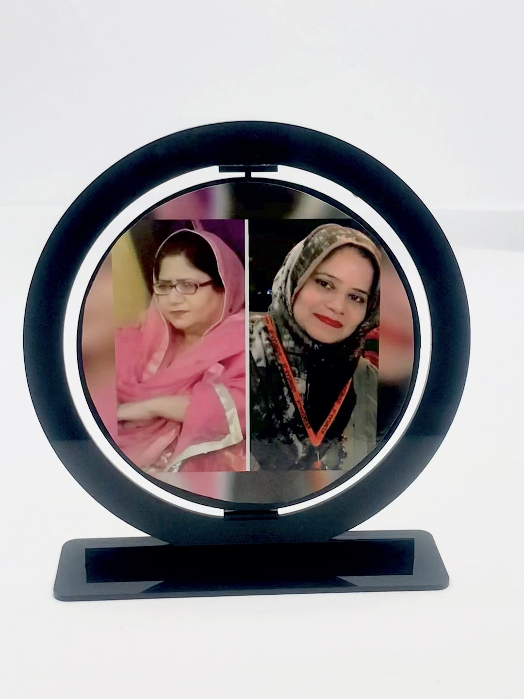 Customize Rotating Circle Frame